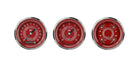 Classic Instruments Classic Instruments V8 Red Steelie Series Gauge Sets V8RS03SHC Autofit
