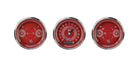 Classic Instruments Classic Instruments V8 Red Steelie Series Gauge Sets V8RS04SHC Autofit
