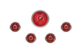 Classic Instruments Classic Instruments V8 Red Steelie Series Gauge Sets V8RS35SHC Autofit