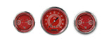 Classic Instruments Classic Instruments V8 Red Steelie Series Gauge Sets V8RS64SLC Autofit