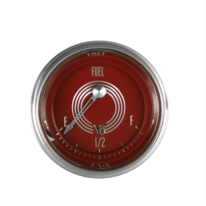 Classic Instruments Classic Instruments V8 Red Steelie Series Gauges V8RS14SHC Autofit