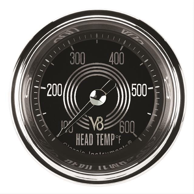 Classic Instruments Classic Instruments V8 Red Steelie Series Gauges V8RS197SLC Autofit
