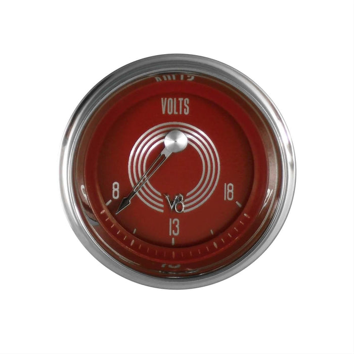 Classic Instruments Classic Instruments V8 Red Steelie Series Gauges V8RS30SHC Autofit