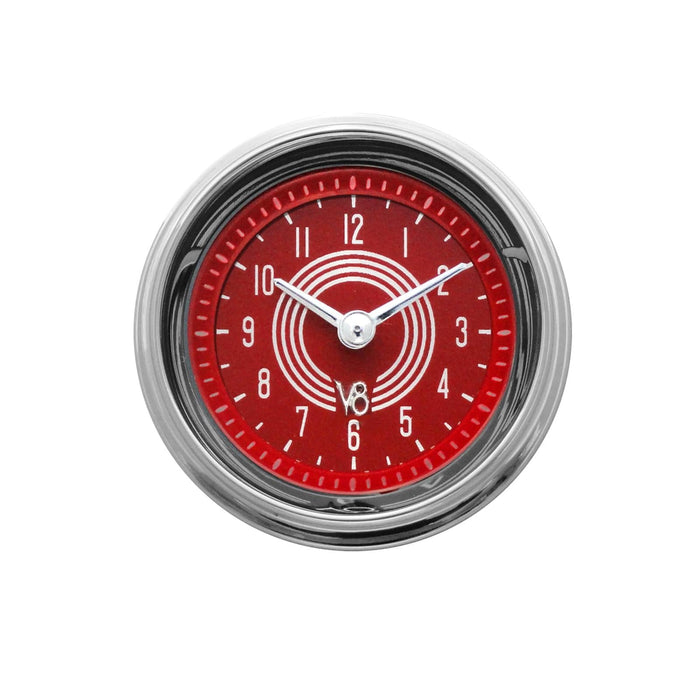 Classic Instruments Classic Instruments V8 Red Steelie Series Gauges V8RS90SHC Autofit
