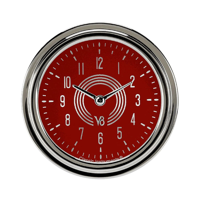 Classic Instruments Classic Instruments V8 Red Steelie Series Gauges V8RS92SLC Autofit