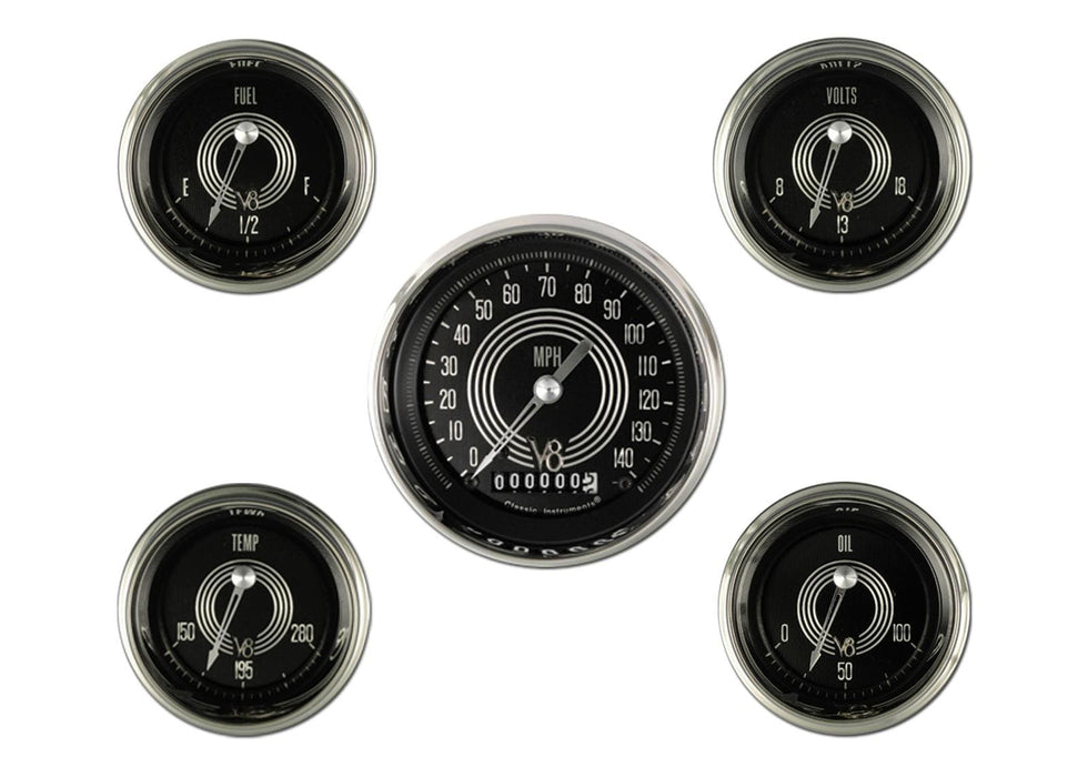 Classic Instruments Classic Instruments V8 Speedster Series Gauges V8SR00SHC Autofit