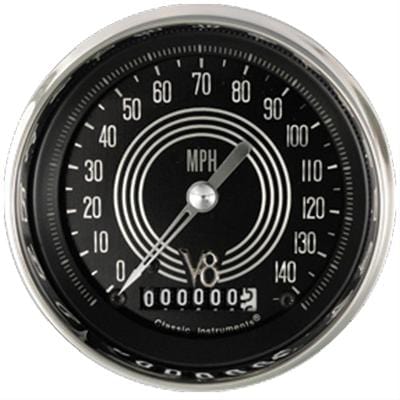Classic Instruments Classic Instruments V8 Speedster Series Speedometers V8SR55SHC Autofit