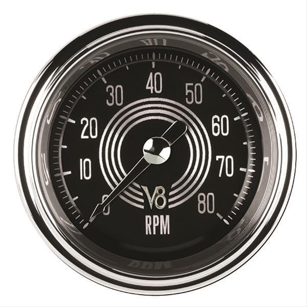 Classic Instruments Classic Instruments V8 Speedster Series Tachometers V8SR183SHC Autofit