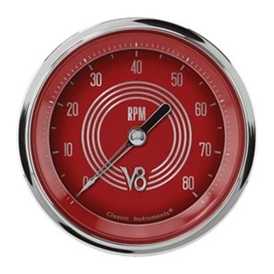 Classic Instruments Classic Instruments V8 Speedster Series Tachometers V8SR80SHC Autofit
