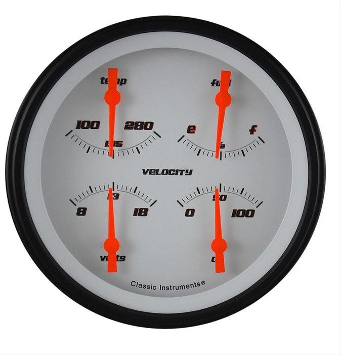 Classic Instruments Classic Instruments Velocity Series Gauge Sets VS31WBLF Autofit