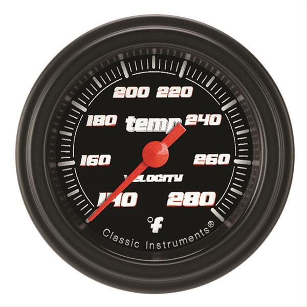 Classic Instruments Classic Instruments Velocity Series Gauges VS126BBLF-02 Autofit