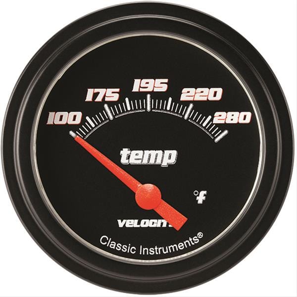Classic Instruments Classic Instruments Velocity Series Gauges VS226BBLF-06 Autofit