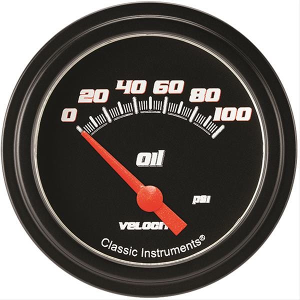 Classic Instruments Classic Instruments Velocity Series Gauges VS281BBLF Autofit