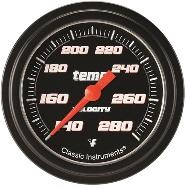 Classic Instruments Classic Instruments Velocity Series Gauges VS326BBLF-08 Autofit