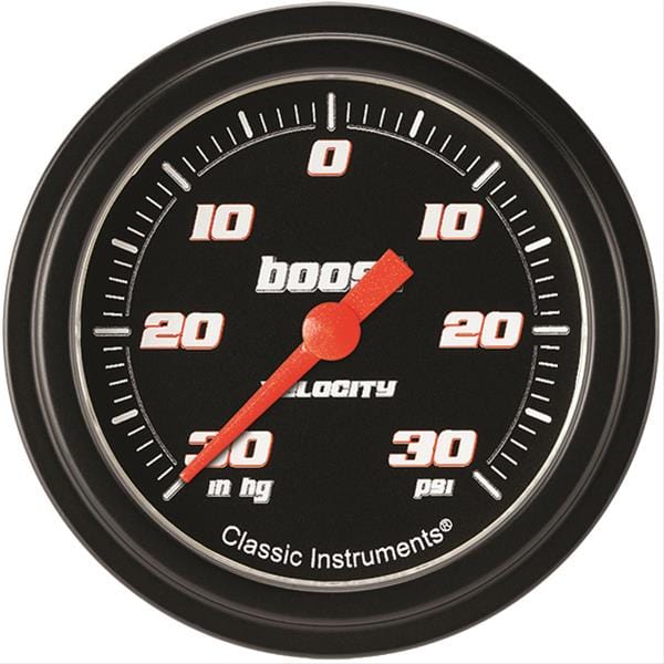 Classic Instruments Classic Instruments Velocity Series Gauges VS341BBLF Autofit