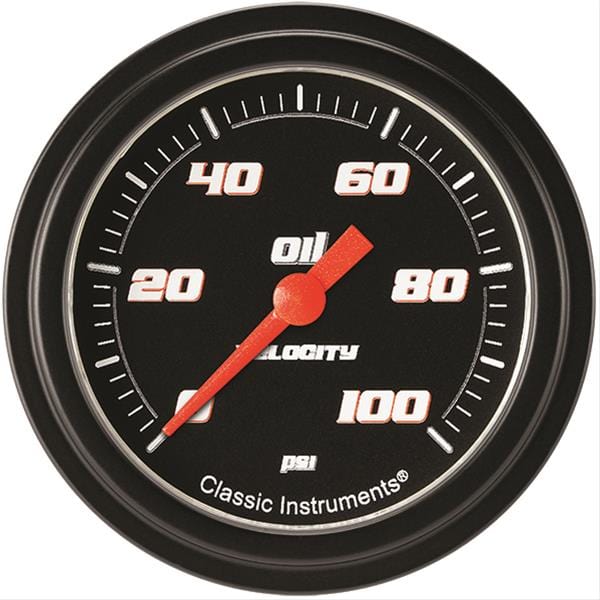 Classic Instruments Classic Instruments Velocity Series Gauges VS381BBLF Autofit