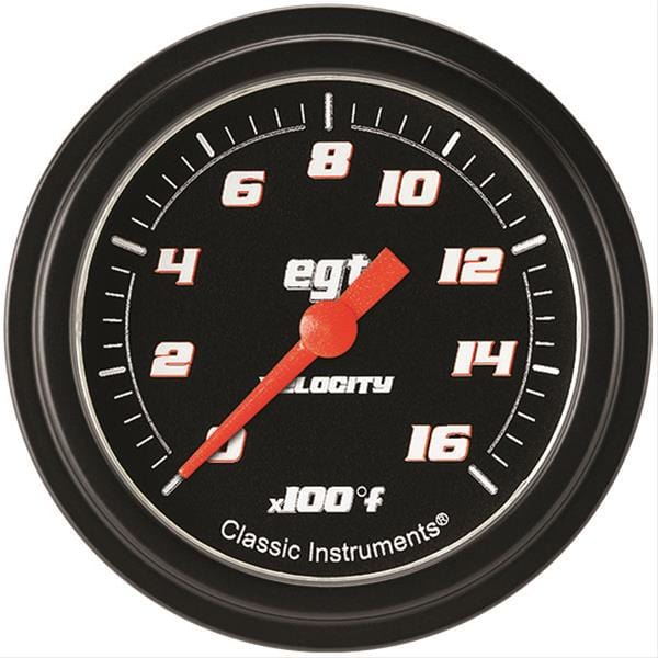 Classic Instruments Classic Instruments Velocity Series Gauges VS398BBLF Autofit