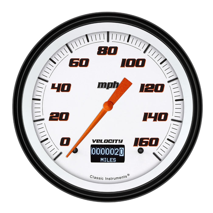 Classic Instruments Classic Instruments Velocity Series Speedometers VS56DWBLF Autofit