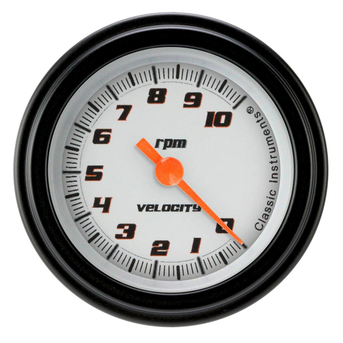 Classic Instruments Classic Instruments Velocity Series Tachometers VS183WBLF Autofit