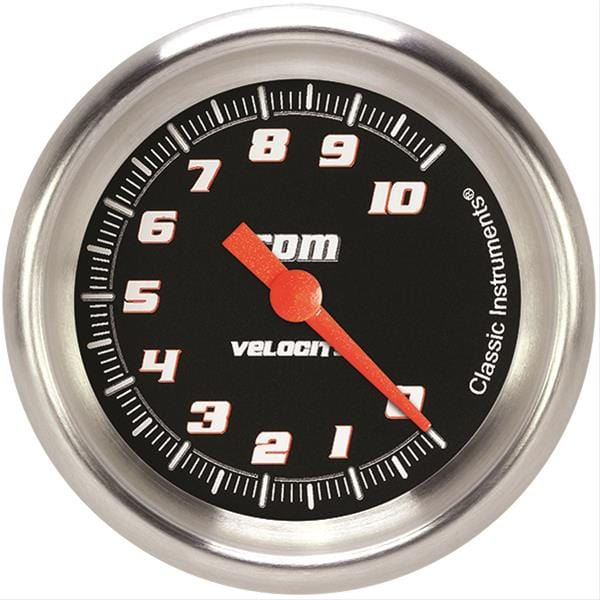 Classic Instruments Classic Instruments Velocity Series Tachometers VS383BAPF Autofit