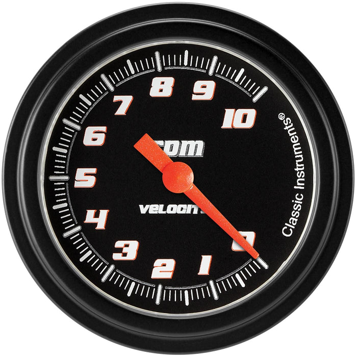 Classic Instruments Classic Instruments Velocity Series Tachometers VS383BBLF Autofit