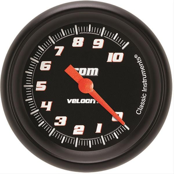 Classic Instruments Classic Instruments Velocity Series Tachometers VS383BBPF Autofit