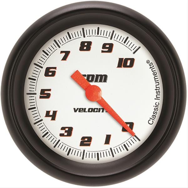 Classic Instruments Classic Instruments Velocity Series Tachometers VS383WBPF Autofit