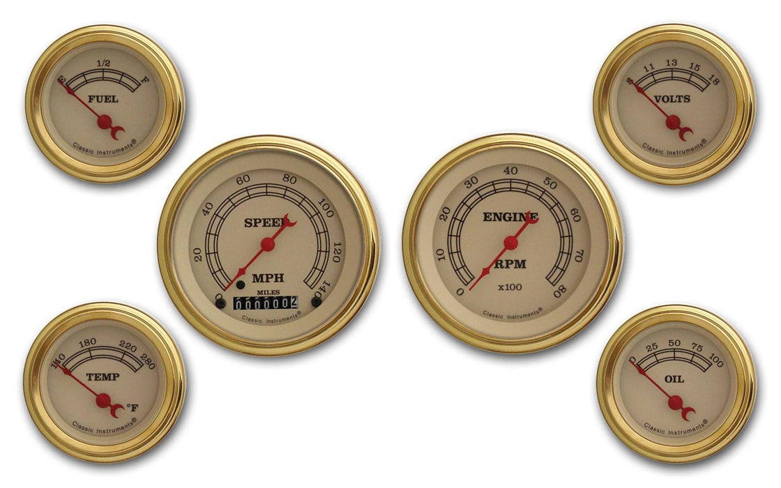 Classic Instruments Classic Instruments Vintage Series Gauge Sets VT01GLC Autofit