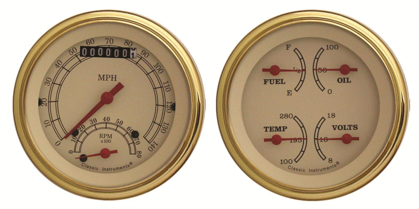 Classic Instruments Classic Instruments Vintage Series Gauge Sets VT32GLC Autofit