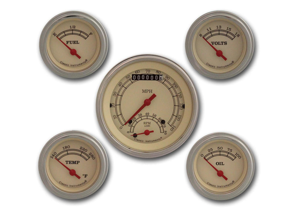 Classic Instruments Classic Instruments Vintage Series Gauge Sets VT35SLC Autofit