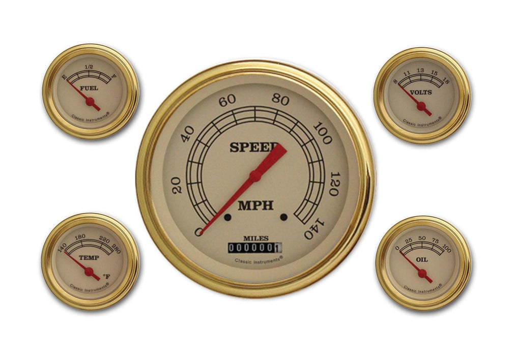 Classic Instruments Classic Instruments Vintage Series Gauge Sets VT54GLF Autofit