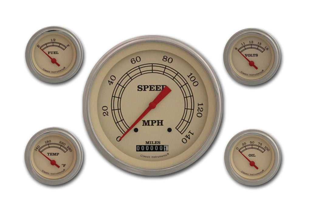 Classic Instruments Classic Instruments Vintage Series Gauge Sets VT54SLF Autofit