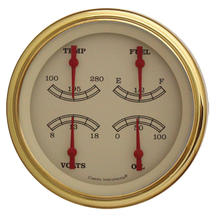 Classic Instruments Classic Instruments Vintage Series Gauge Sets VT75GLC Autofit