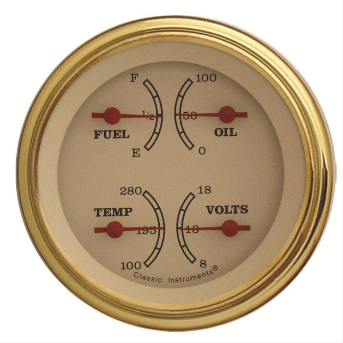 Classic Instruments Classic Instruments Vintage Series Gauge Sets VT76GLC Autofit