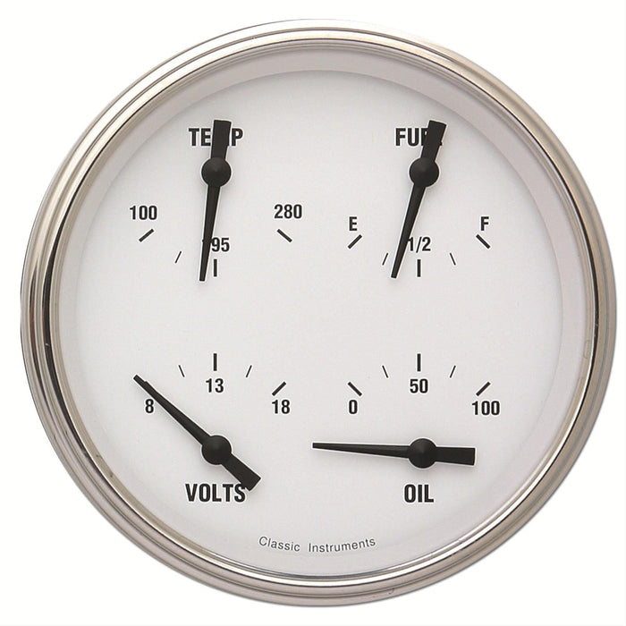 Classic Instruments Classic Instruments White Hot Series Gauge Sets WH31SLC Autofit