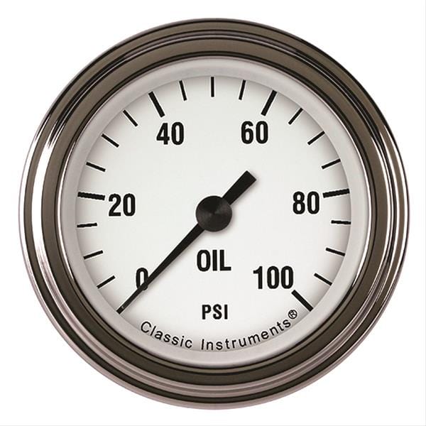 Classic Instruments Classic Instruments White Hot Series Gauges WH181SLF Autofit
