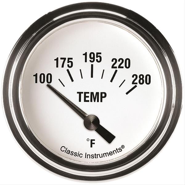 Classic Instruments Classic Instruments White Hot Series Gauges WH226SLF-02 Autofit