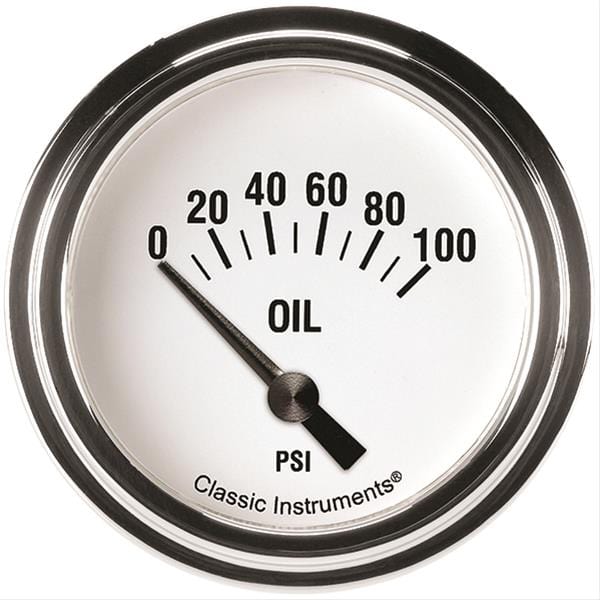 Classic Instruments Classic Instruments White Hot Series Gauges WH281SLF Autofit