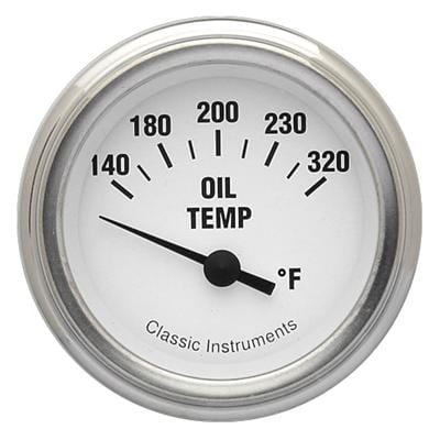 Classic Instruments Classic Instruments White Hot Series Gauges WH28SLC Autofit
