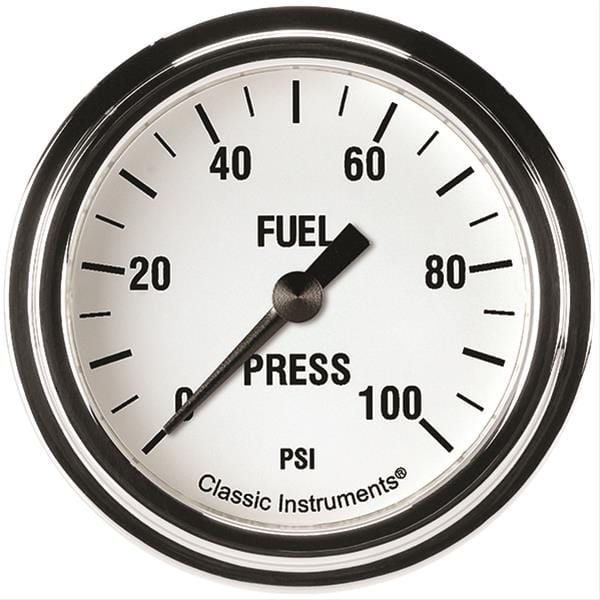 Classic Instruments Classic Instruments White Hot Series Gauges WH346SLF Autofit