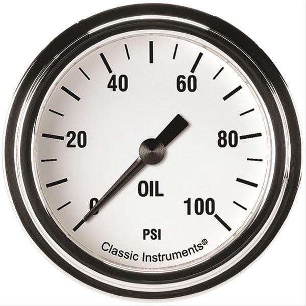 Classic Instruments Classic Instruments White Hot Series Gauges WH381SLF Autofit