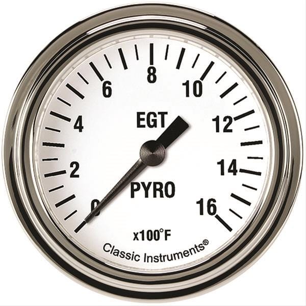 Classic Instruments Classic Instruments White Hot Series Gauges WH398SLF Autofit