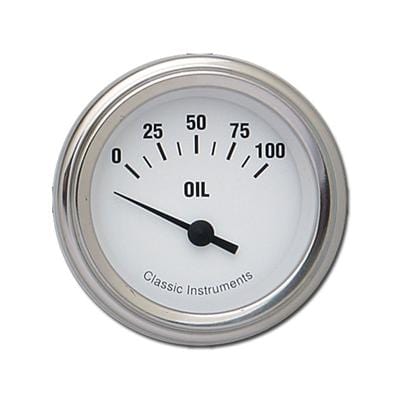 Classic Instruments Classic Instruments White Hot Series Gauges WH81SLF Autofit