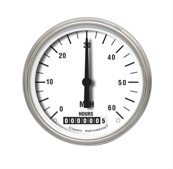 Classic Instruments Classic Instruments White Hot Series Speedometers LSWH Autofit