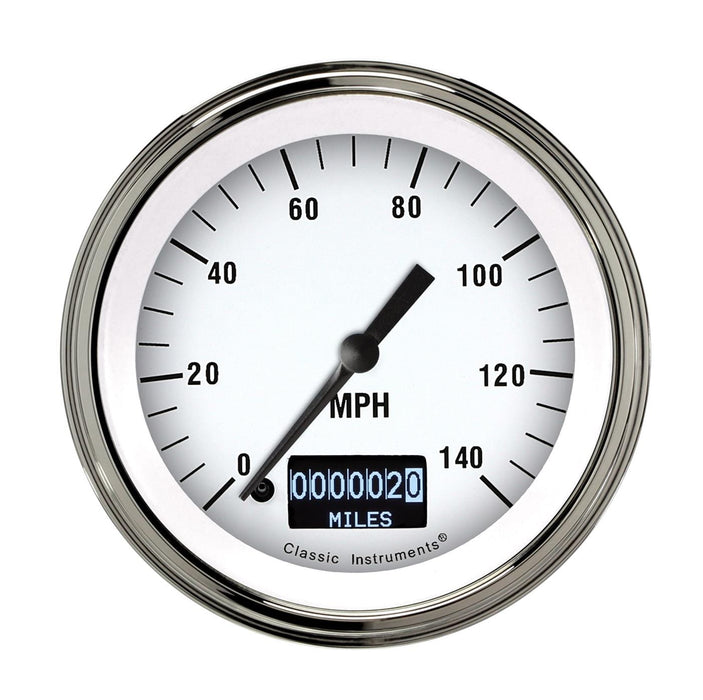 Classic Instruments Classic Instruments White Hot Series Speedometers WH55DSLF Autofit