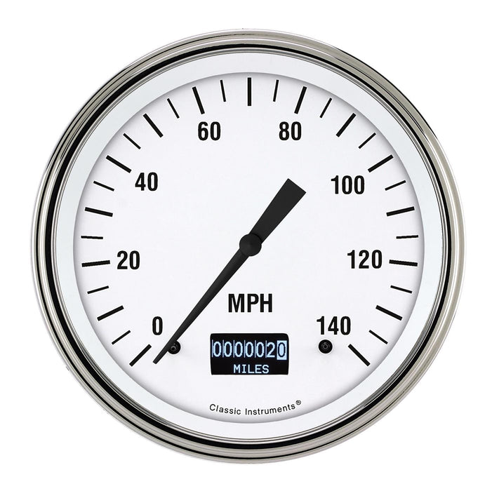 Classic Instruments Classic Instruments White Hot Series Speedometers WH56DSLF Autofit