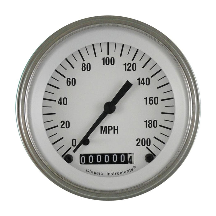 Classic Instruments Classic Instruments White Hot Series Speedometers WH57SLC Autofit