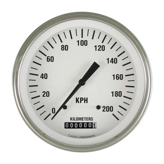 Classic Instruments Classic Instruments White Hot Series Speedometers WH58SLF Autofit