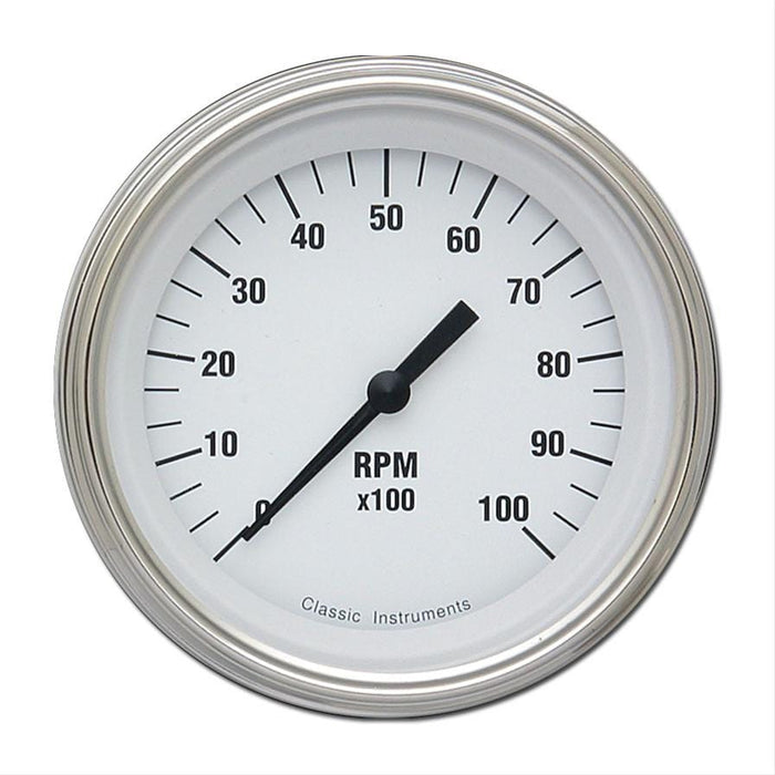 Classic Instruments Classic Instruments White Hot Series Tachometers WH10SLF Autofit