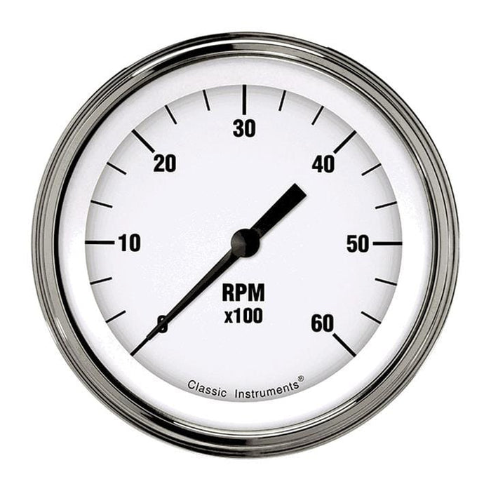 Classic Instruments Classic Instruments White Hot Series Tachometers WH60SLF Autofit